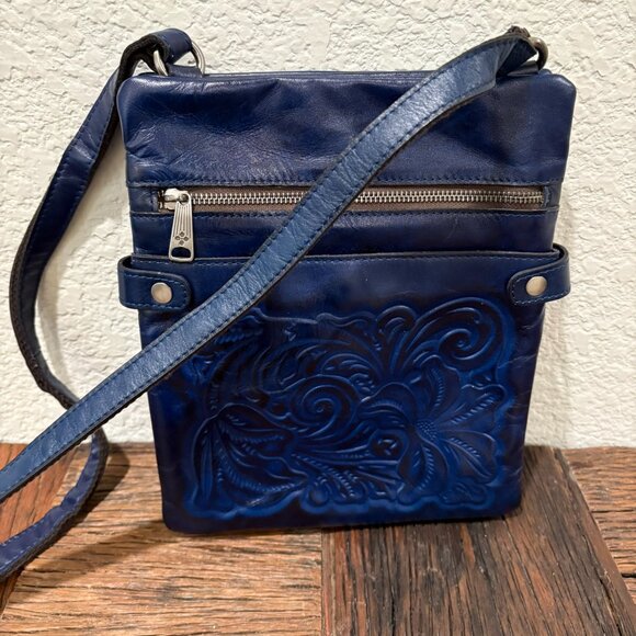 Patricia NashCrossbody Bag - Tooled Leather Detail